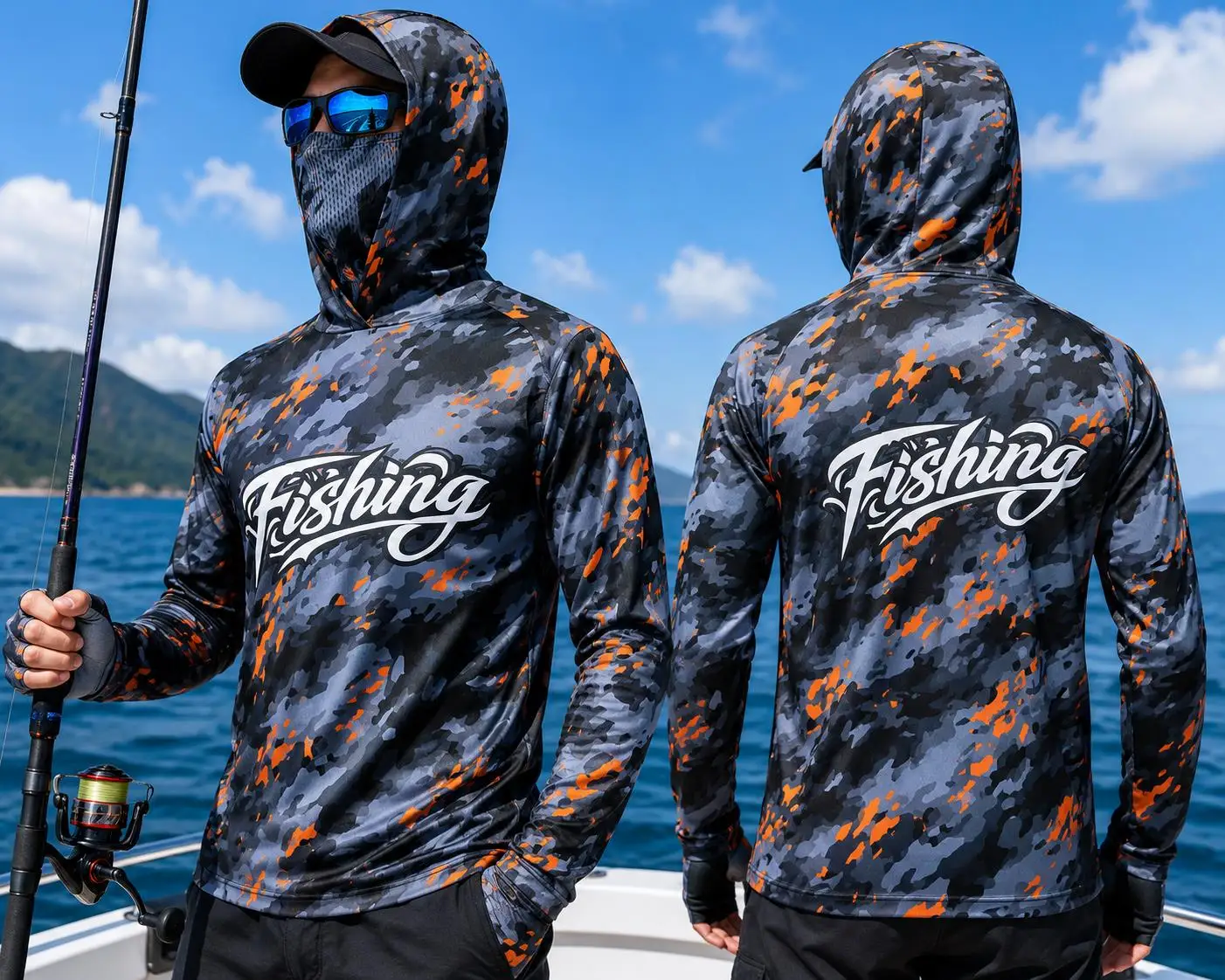 Maglia da pesca con cappuccio  - Fishing Shirt Uv Protection recensione e prezzo
